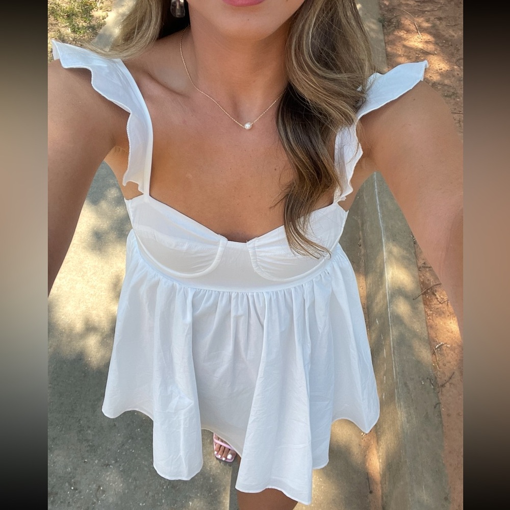 Chic White Mini Dress